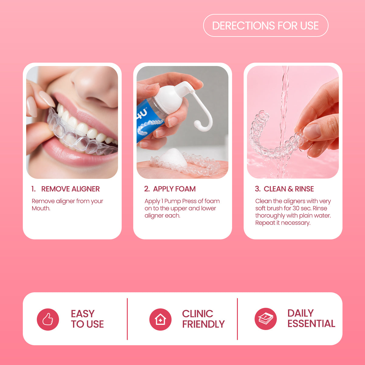 Aligner Cleaning Foam