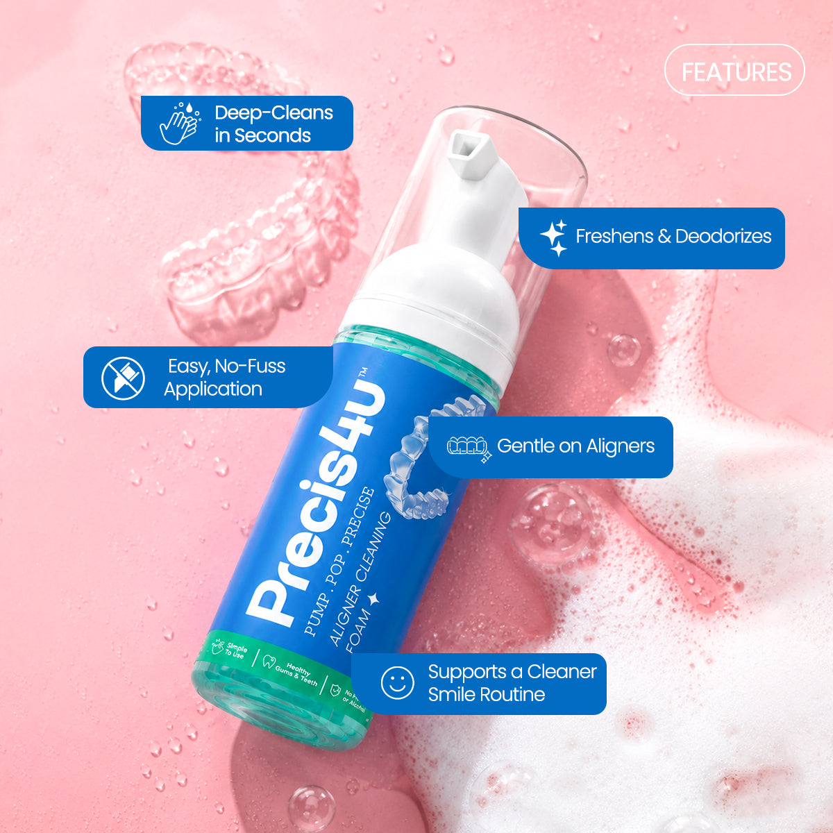 Aligner Cleaning Foam